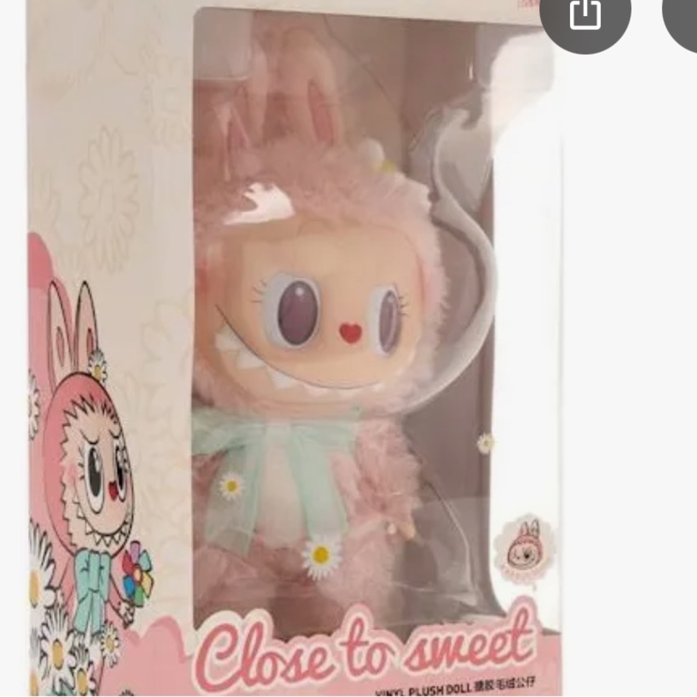 Pop Mart 100% authentic Labubu BIG size Mokoko Close to Sweet Vinyl Plush Doll